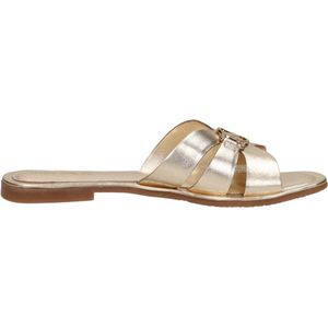 Mexx - Nikki - Dames Slipper - Goud - Imitatieleer - Rubberen Loopzool