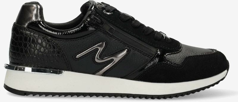 Mexx Sneaker Parfait Kitsch Black grijs - Vrouwen - Zwart gun Metal