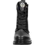 Mexx - Holea - Enkellaarzen - Zwart - Goud - Leer