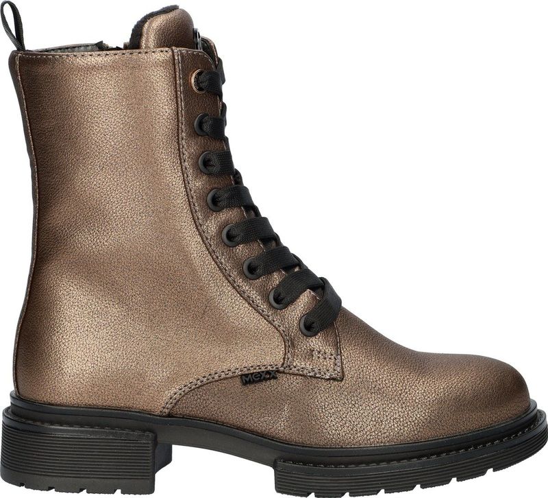 Mexx - Holea - Veterboots - Zwart - Imitatieleer - Lintveters