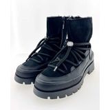 Mexx - Mity1705443W - Enkellaarsjes - Zwart - Leer en Polyurethaan