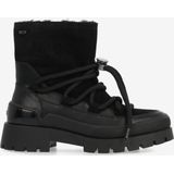 Mexx - Mity1705443W - Enkellaarsjes - Zwart - Leer en Polyurethaan