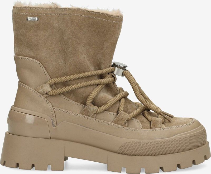 Mexx Enkellaars Pisana Kyoto Donker Beige - Vrouwen - Dark Beige