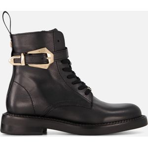 Mexx - Phard Mabel - Veterboots - Zwart - Leer