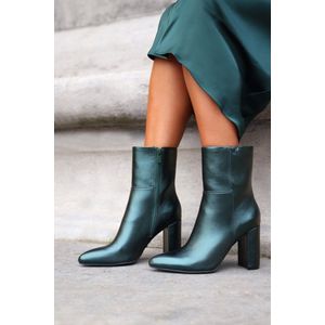 Mexx Enkellaars Kianna Indy Groen - Vrouwen - Bottle Groen