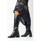 Mexx Hoge Laars Pomme Maya Zwart - Vrouwen - Zwart