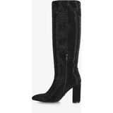 Mexx - Krystal II Indy - Hoge Laarzen - Zwart - Suède