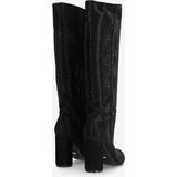 Mexx - Krystal II Indy - Hoge Laarzen - Zwart - Suède