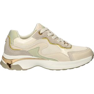 Mexx - Portia Love - Sneakers - Off White Groen - Duurzaam Materiaal