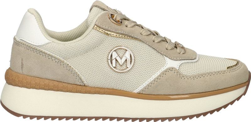 Mexx - MI001011351W-2504 Sneakers - Beige - Suède - Rubber Zool