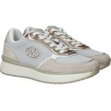 Mexx - Romance - Sneakers - Beige/Wit - Glitter/Strass