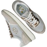 Mexx - Romance - Sneakers - Beige/Wit - Glitter/Strass