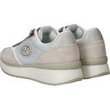 Mexx - Romance - Sneakers - Beige/Wit - Glitter/Strass