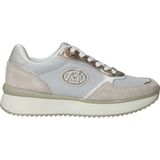 Mexx - Romance - Sneakers - Beige/Wit - Glitter/Strass
