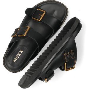 Mexx - Rachel - Slipper - Zwart - PU - EVA Buitenzool