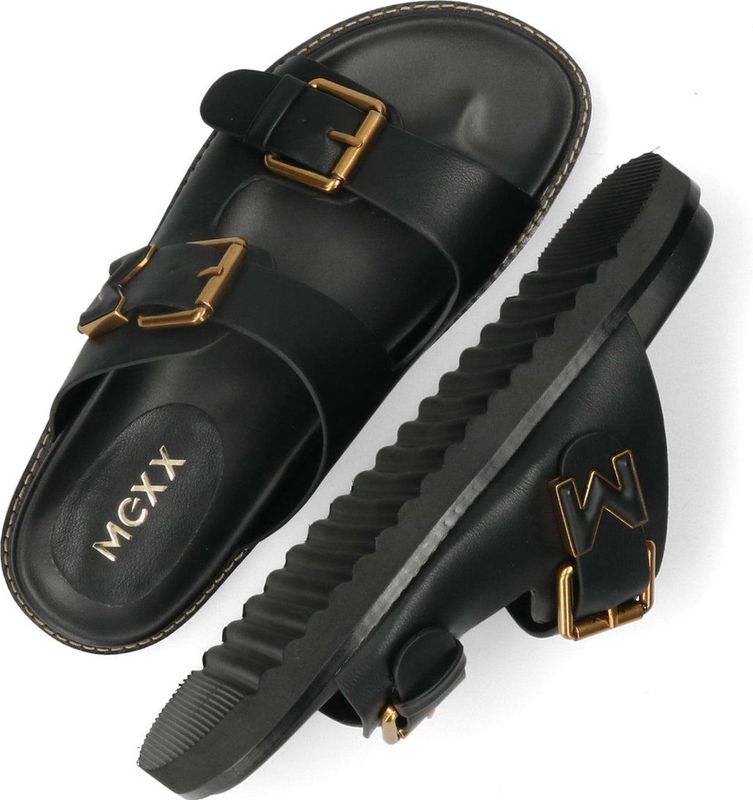 Mexx - Rachel - Slipper - Zwart - PU - EVA Buitenzool