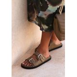 Mexx - Rachel - Sandaal - Taupe - Hoogwaardige Materialen