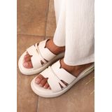 Mexx - Lotus II - Slipper - Crème - Hoogwaardige Materialen