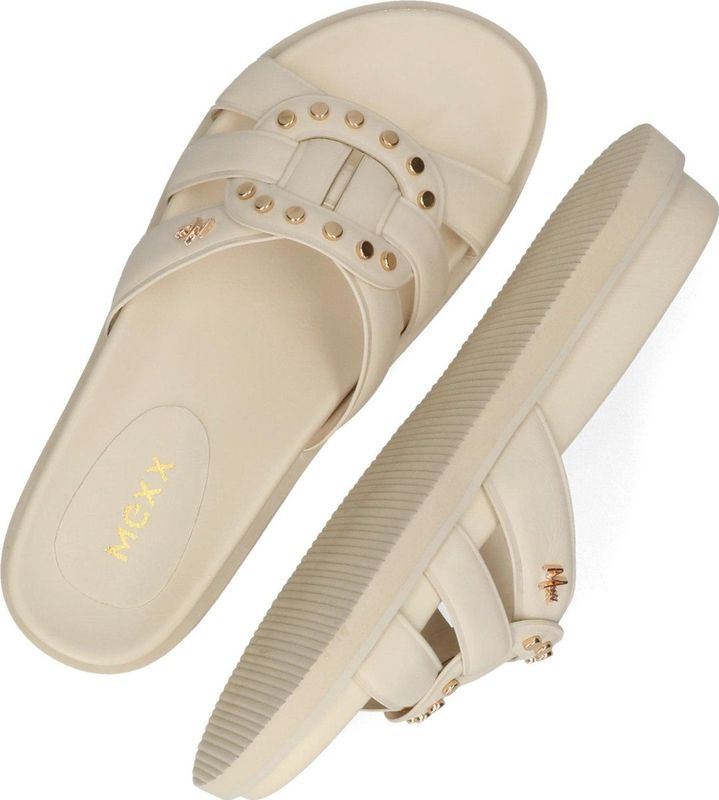 Mexx - Romy Phoenix - Slipper - Crème - Duurzaam Ontwerp