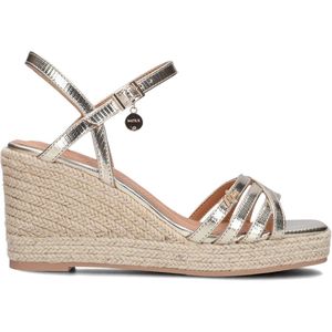 Mexx - Noemi Pakina - Sandalen - Goud - Sleehak 9 cm