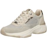 Mexx - Radja Pax - Dames Sneakers - Zwart - Imitatieleer/Suède/Textiel