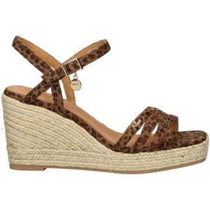 Mexx - Noemi Pakina - Sandalen - Panterprint - Textiel - Imitatieleer
