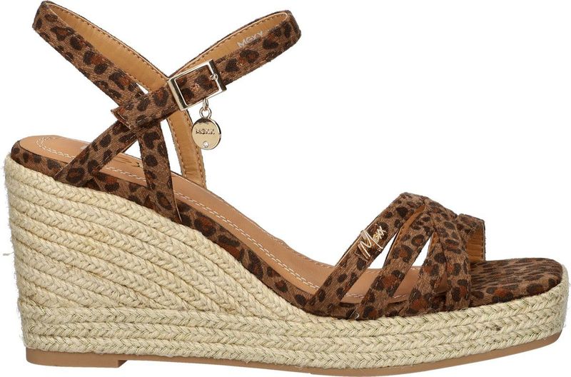Mexx - Noemi Pakina - Sandalen - Panterprint - Textiel - Imitatieleer