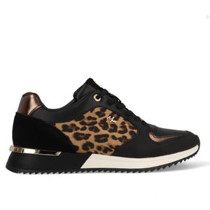 Mexx - Fleur Ellen - Lage Sneakers - Panterprint - Imitatieleer