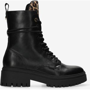Mexx - Pretty Keto - Veterboots - Zwart - Leer