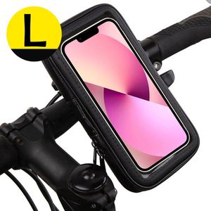 Waterdichte Telefoonhouder Fiets - Scooter - Kinderwagen - Large