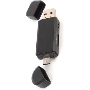 SD Kaartlezer Micro SD Kaartlezer USB OTG SD Card Reader 4-in-1 Micro SD Card Reader USB - Geschikt voor Telefoon, PC en Tablet