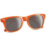 5x stuks hippe zonnebrillen met oranje montuur - Zonnebrillen