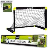 Set van 2x Stuks Voetbal Goals/Voetbaldoeltjes 90 X 59 X 61 cm - Voetbaldoel