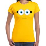 Bellatio Decorations - Verkleed T-shirt - Geel - 100% Katoen