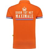 Bellatio Decorations - Poloshirt - Oranje - Katoen - 200 Grams