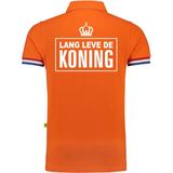 Bellatio Decorations - Poloshirt - Oranje - Katoen - 220 Grams