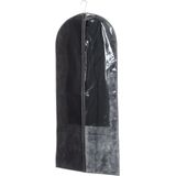 Set van 3x stuks kleding/beschermhoezen pp zwart 135 cm - Kledingzak