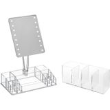 5Five - Make-up Organizer Set - Transparant - Kunststof - 2 Onderdelen