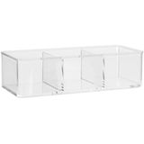 Make-up Organizer Set - Transparant - Kunststof - 2 Onderdelen
