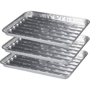 Set van 12x stuks barbecue grillschalen 36 cm