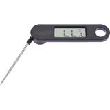 RVS kiprooster/kiphouder/kippenrooster voor de barbecue/BBQ/oven 20 cm - Met digitale vleesthermometer / braadthermometer