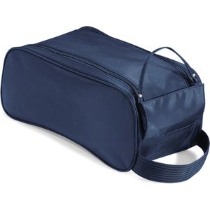 Donkerblauwe schoenentas 9 liter 35 x 18 x 16 cm - Reis opbergtas voor een paar schoenen