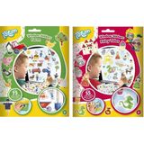 Kinder autoraam beplakken stickers combinatie set boerderij en sprookjes thema - Vinyl stickers