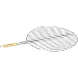 BBQ/barbecue grill klem rond - 75 cm - Incl. schoonmaakborstel