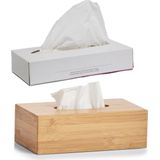 Tissuebox - Wit - Karton - 100 Stuks