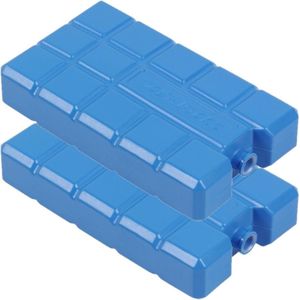 Set van 4x stuks koelelementen blauw 400 ML 16 x 9 x 3.5 cm - Drankjes/voedsel koelen