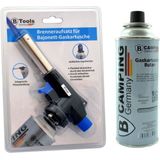 Gasbrander - Opzetstuk voor Butaangas - Inclusief Bus Butaangas 227gr - Metaal - Multi