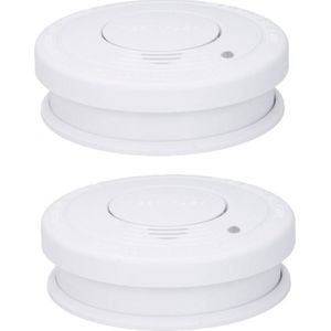 Grundig set van 2x stuks optische rookmelders plafond wit 10 x 3 cm