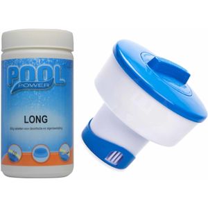 Zwembad chloordrijver/chloorverdeler inclusief chloortabletten 200 gram - Zwembad water schoon houden