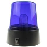 2x Zwaailampen met rood en blauw LED licht